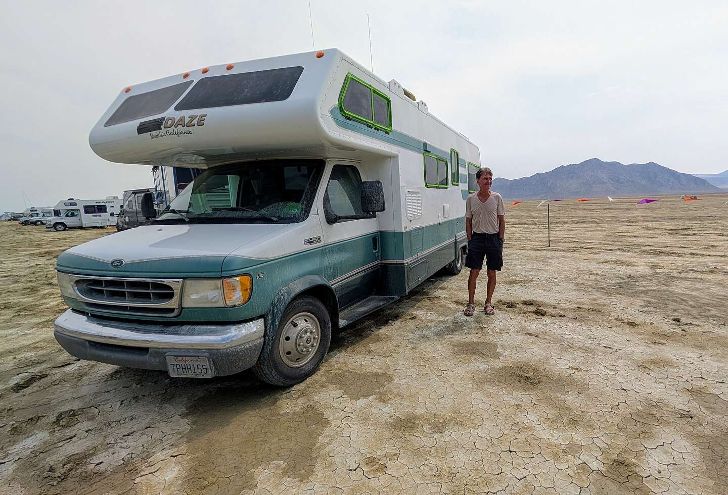Our campsite on Kilgore and the playa Our campsite on Kilgore and the playa
