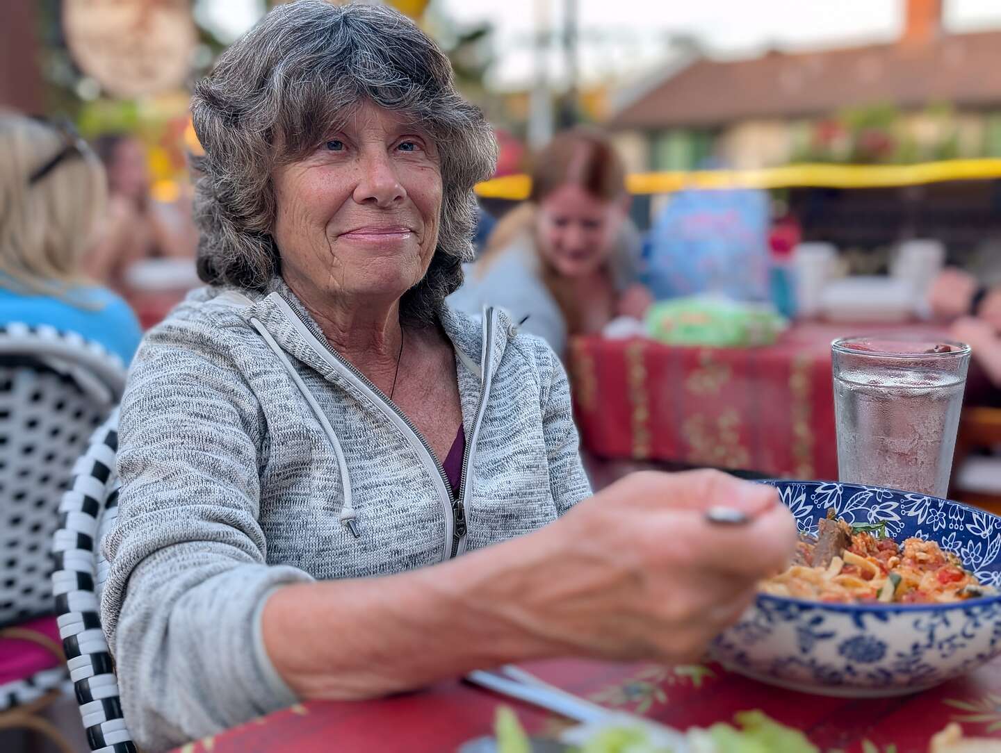 Dinner at the Tree House Cafe