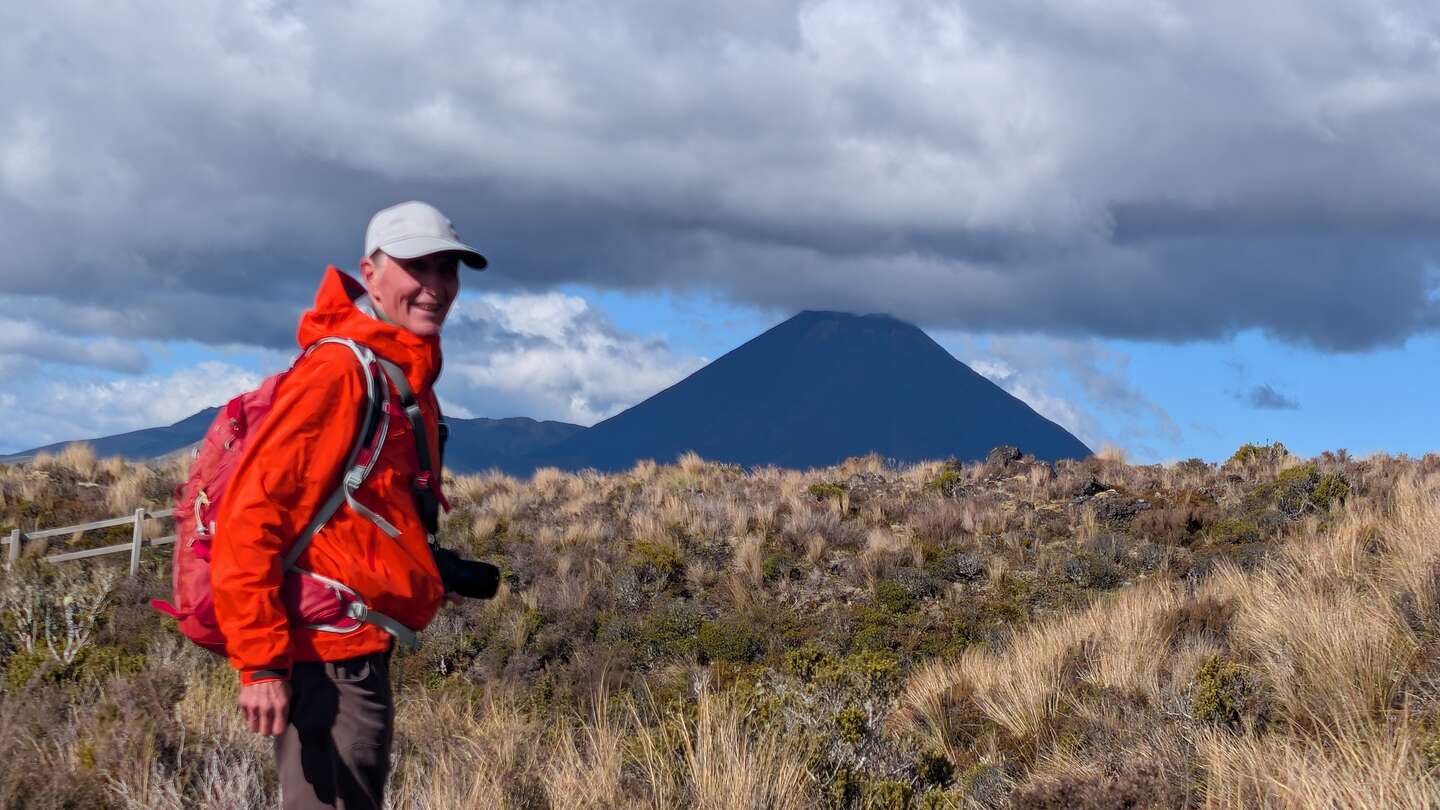 Herb meets Mt. Ngāuruhoe