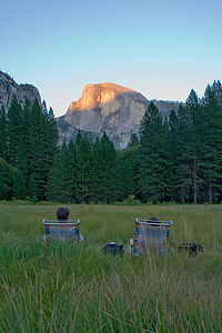 Mom and Dad at Ahwahnee Meadow - AJG