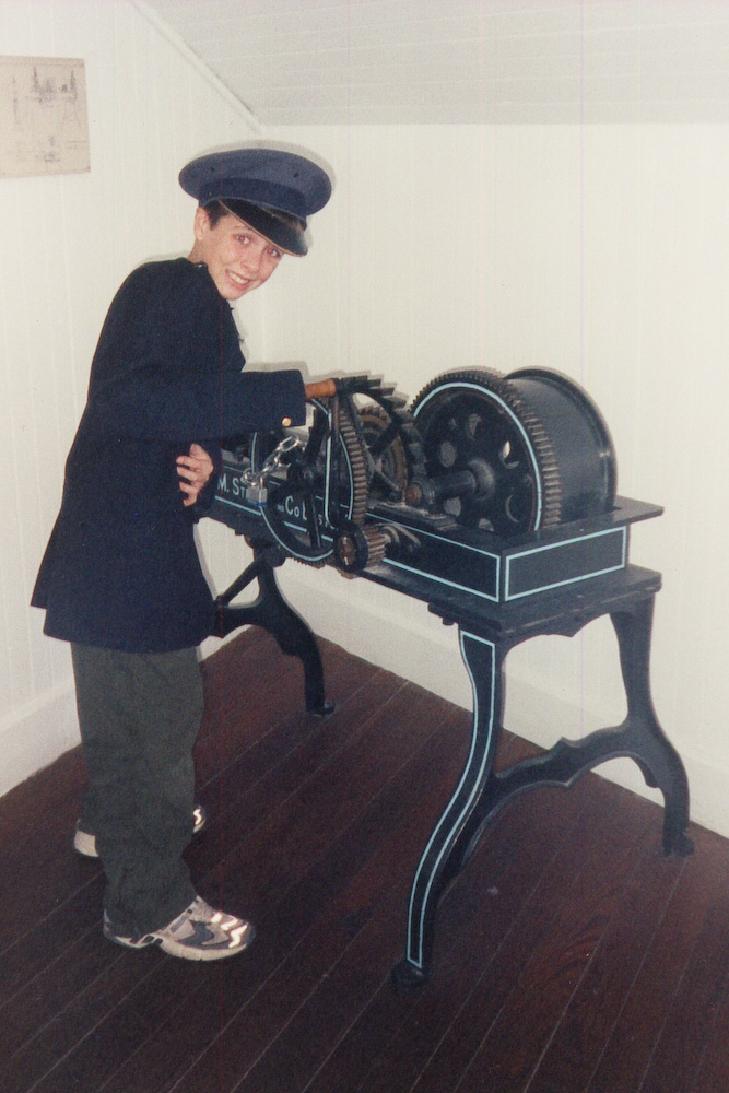 Andrew as lighthouse keeper