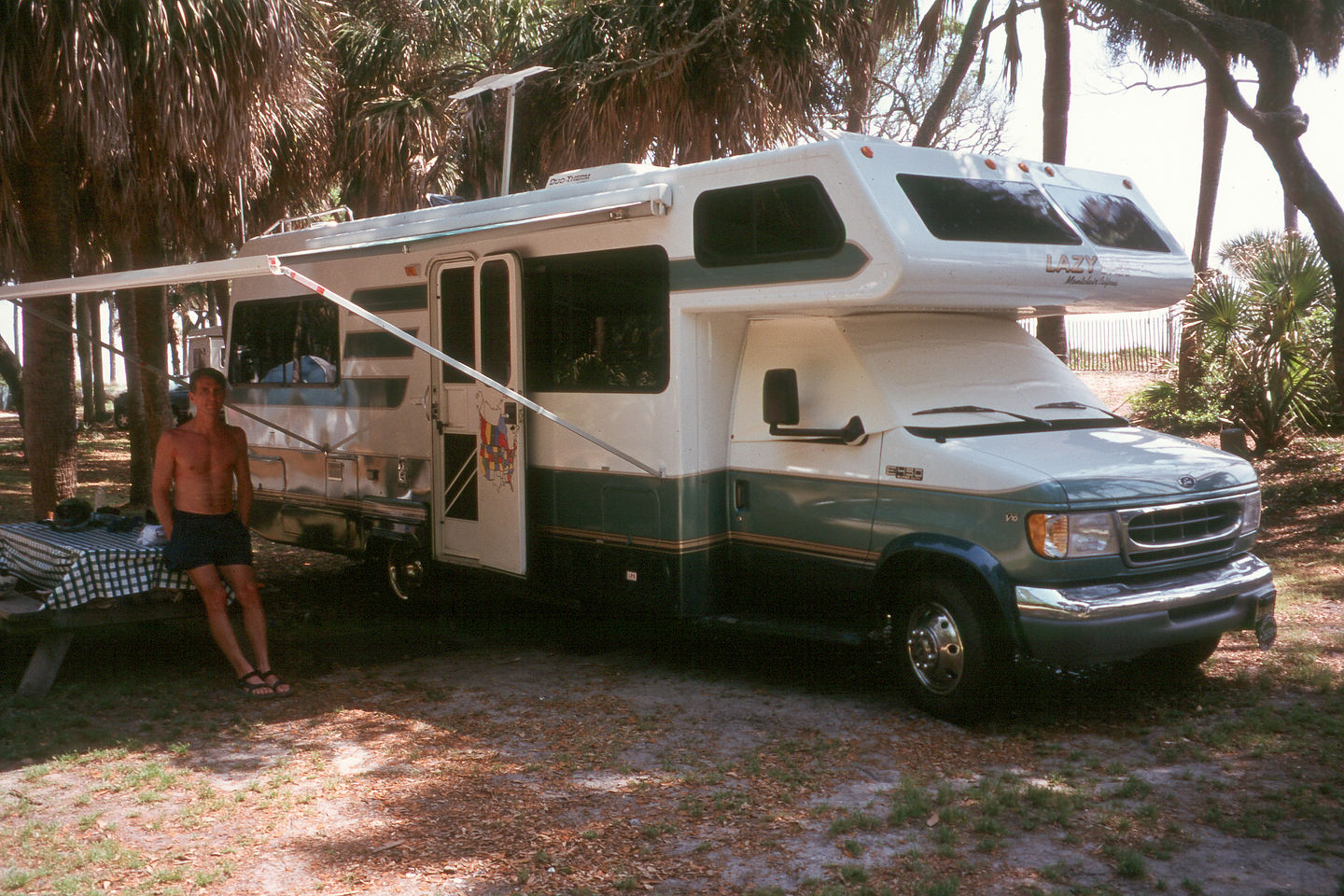 Herb with Lazy Daze Camping on Hunting Island