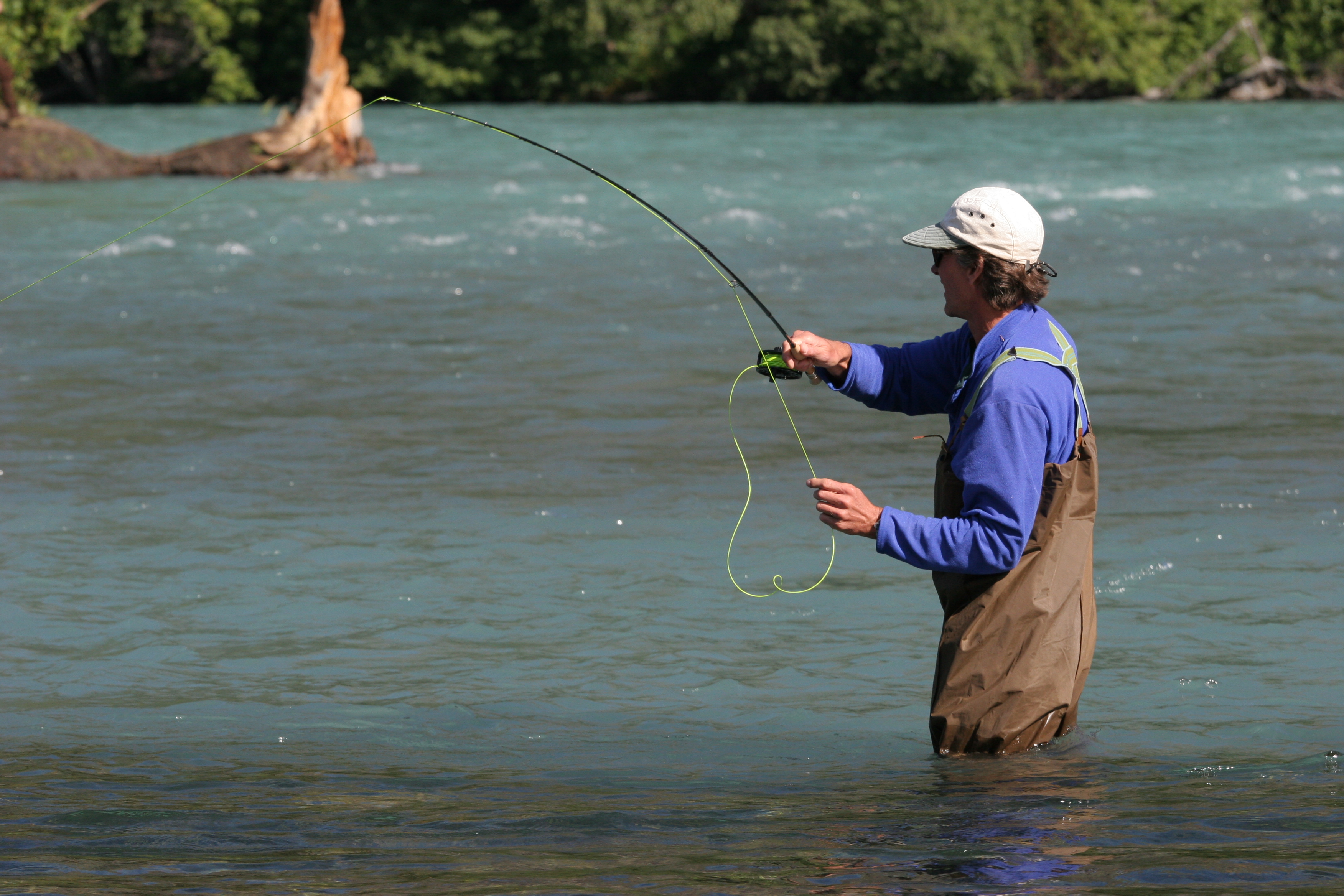 Herb in Russian River since Lolo didn't get any Hope Photos