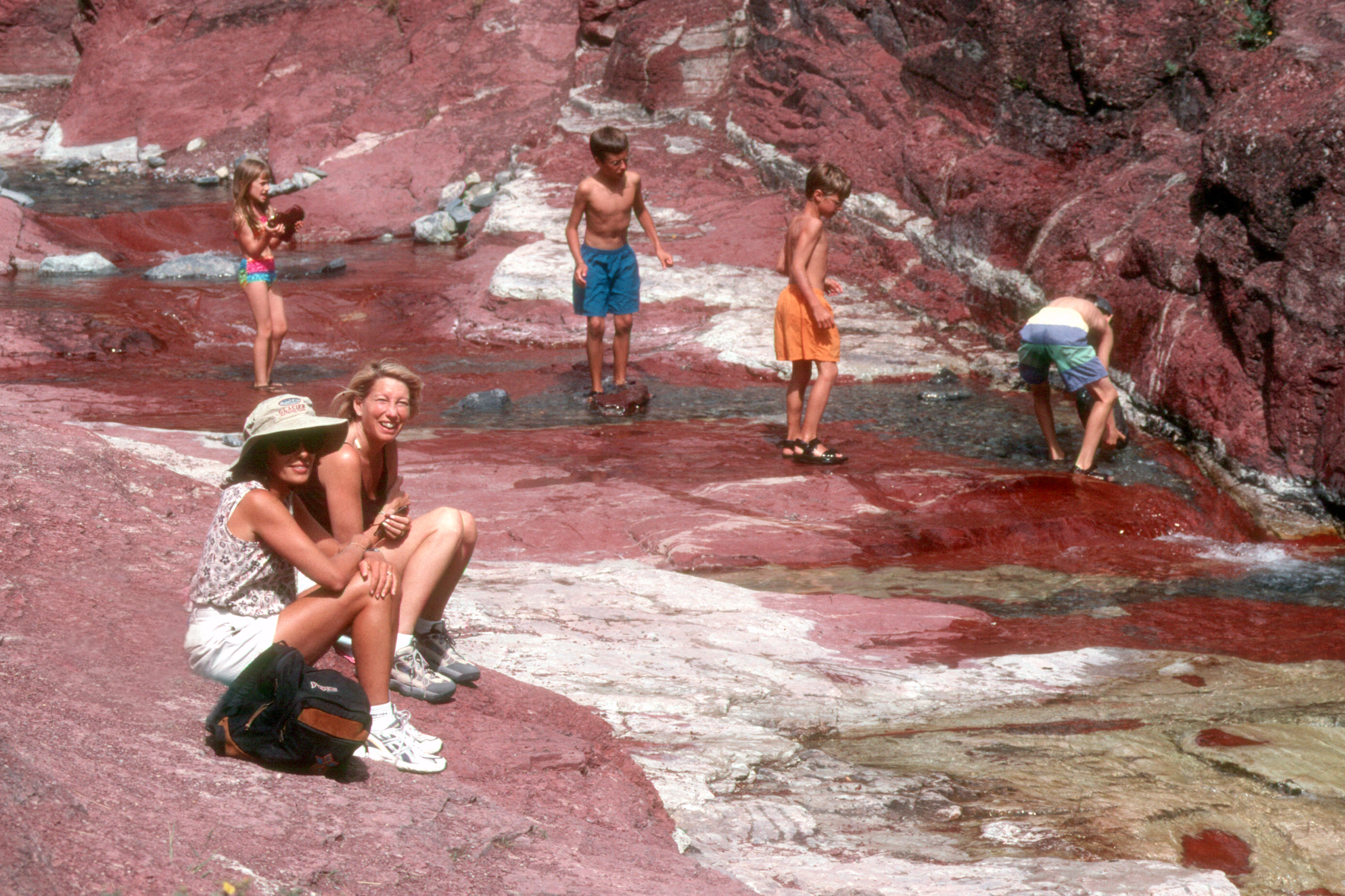Ladies and Kids in Red Canyon