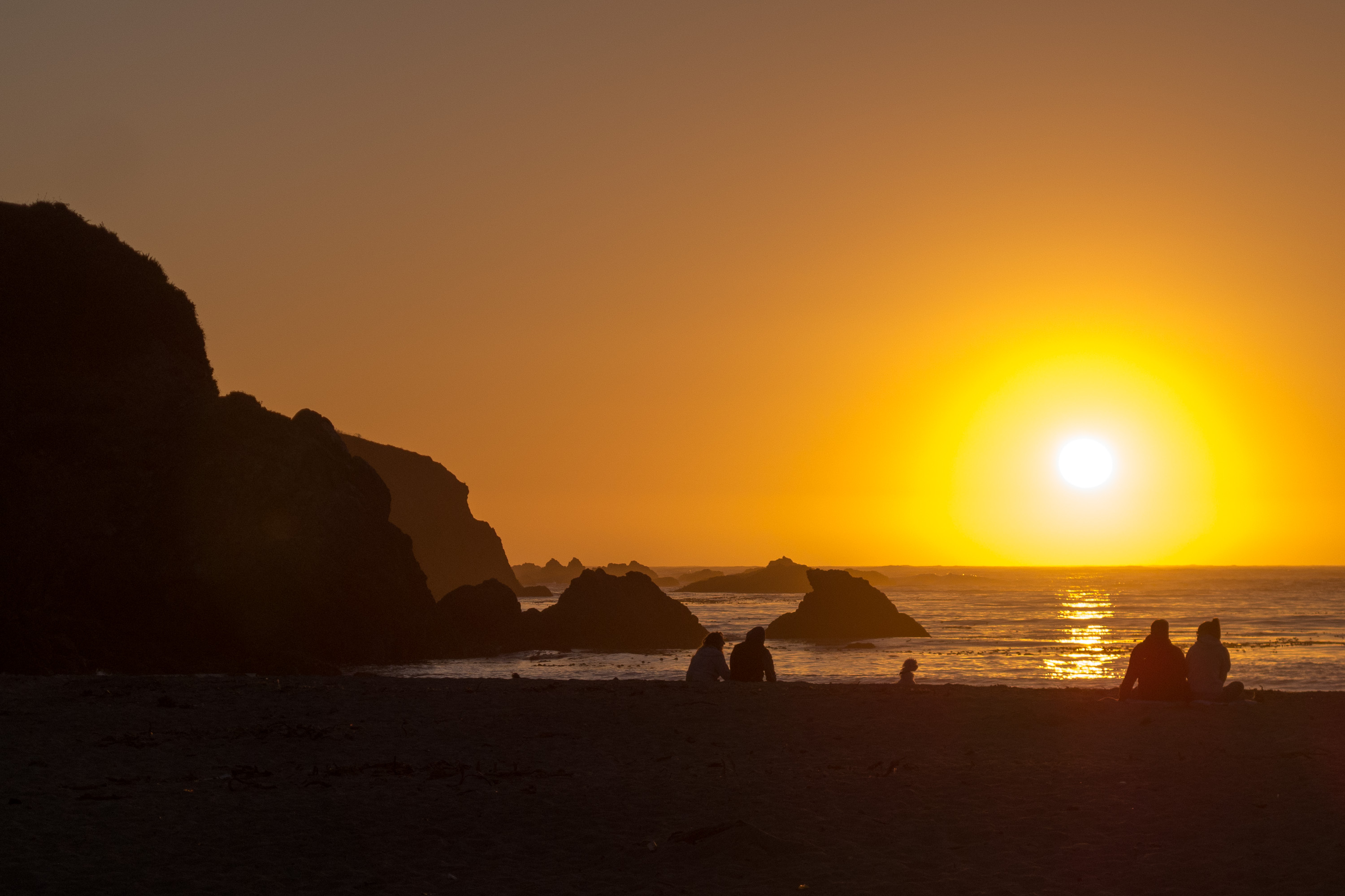 Caspar Beach Sunset
