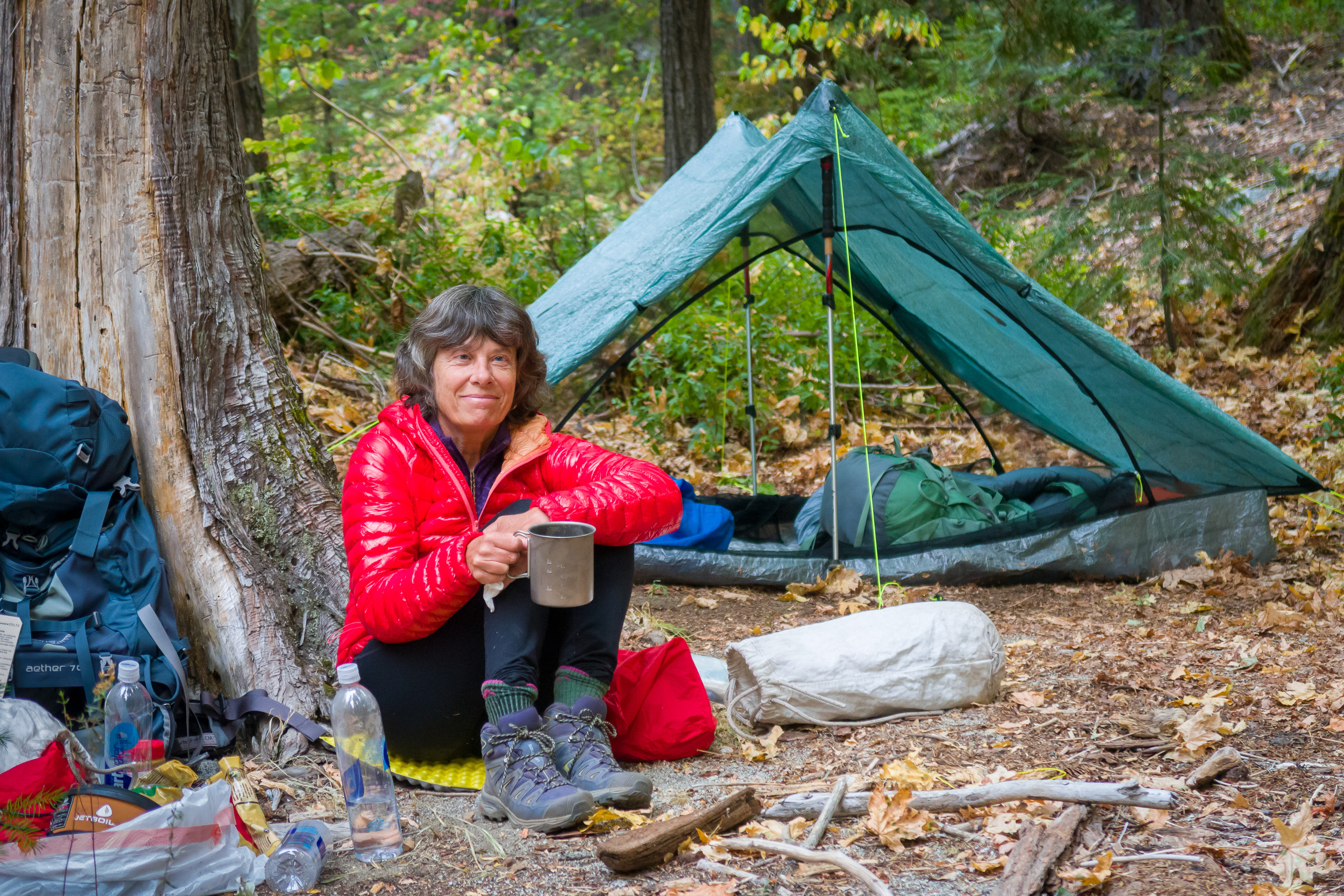 Our campsite at the Sinks