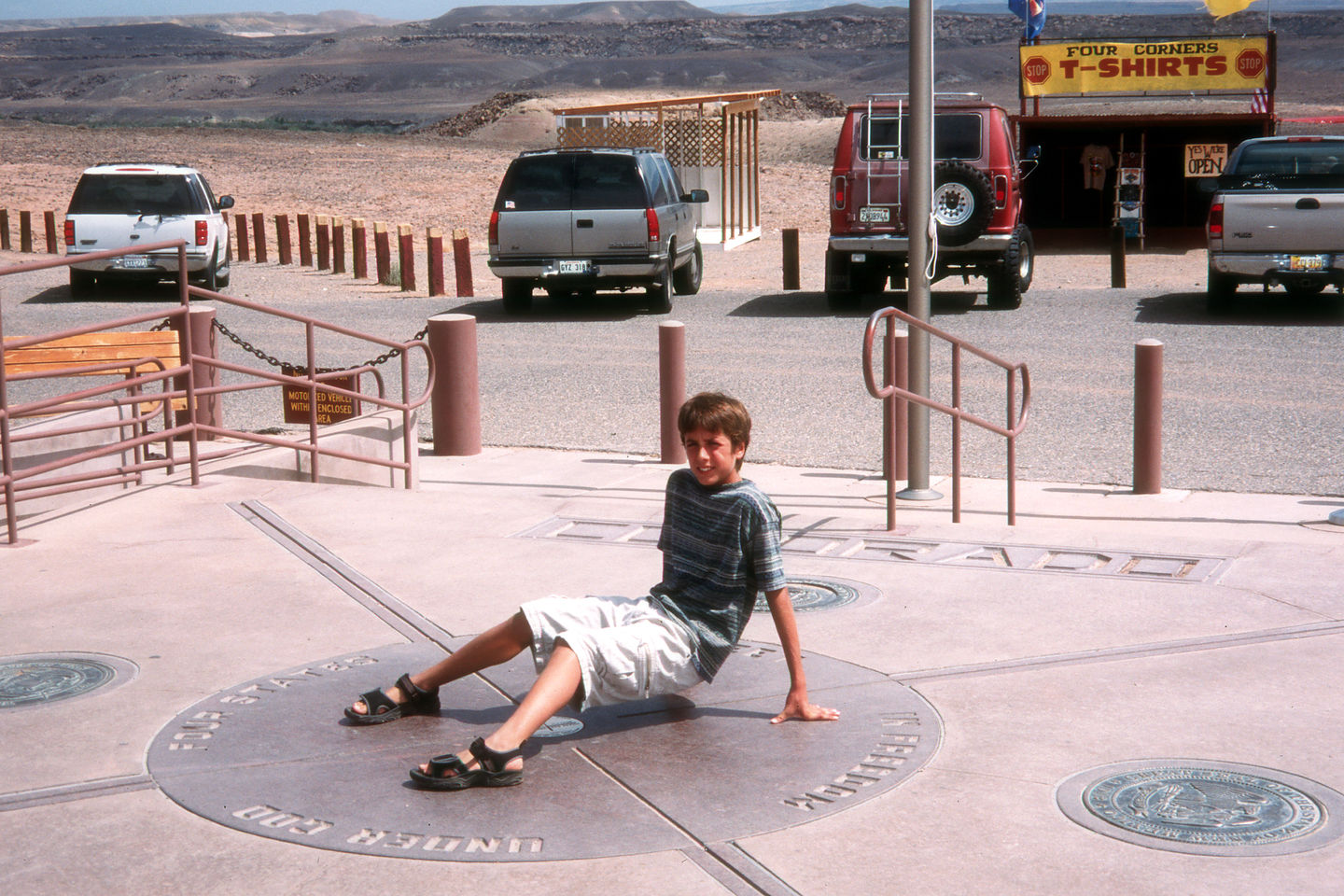 Andrew with his buttocks in 4 states