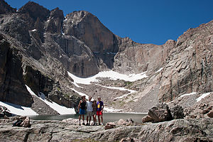 Family at Chasm Lake