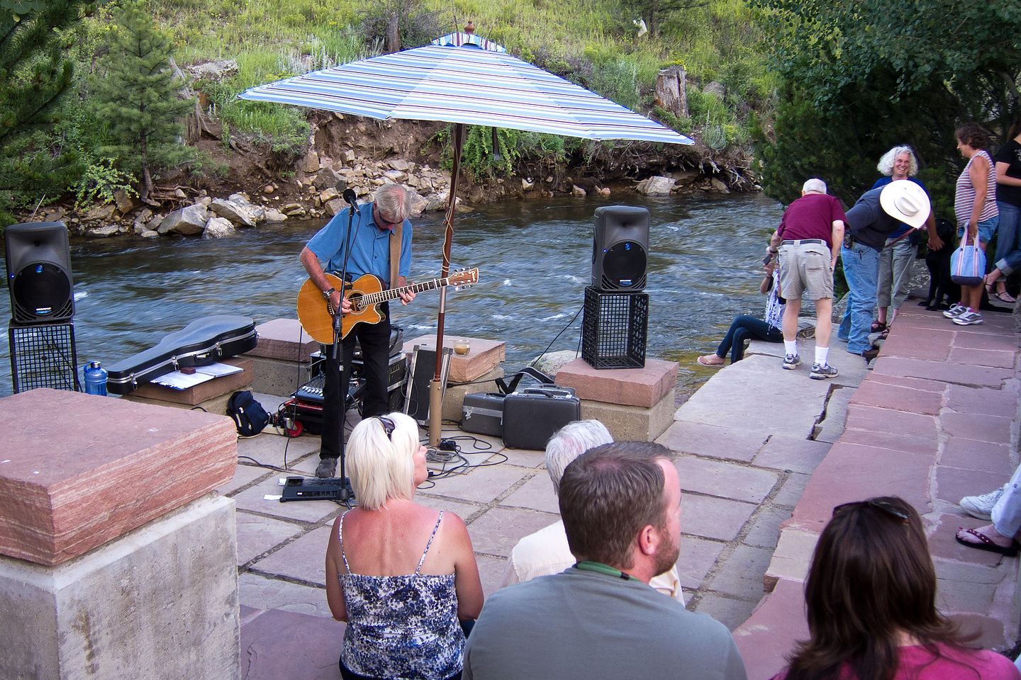 Dick Orleans at Estes Park Riverwalk - AJG