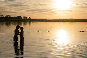 Andrew and Celeste at Lake Anita Sunset