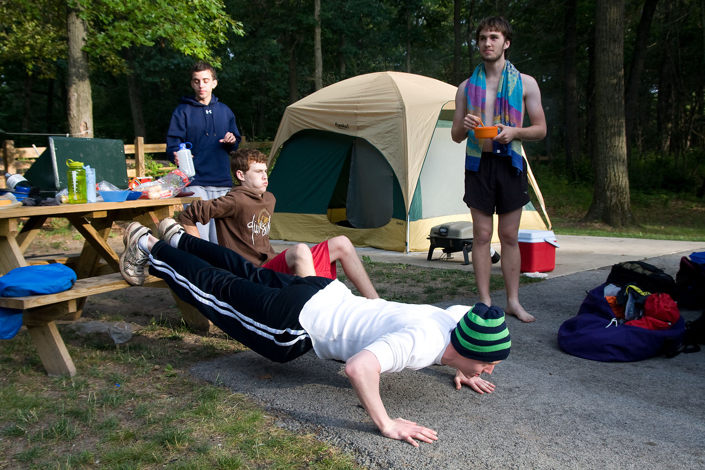 Gettin' It In At The Campground