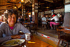 Lolo post breakfast at the Black Dog Tavern