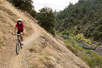 Lolo Biking the Lake Clementine Trail