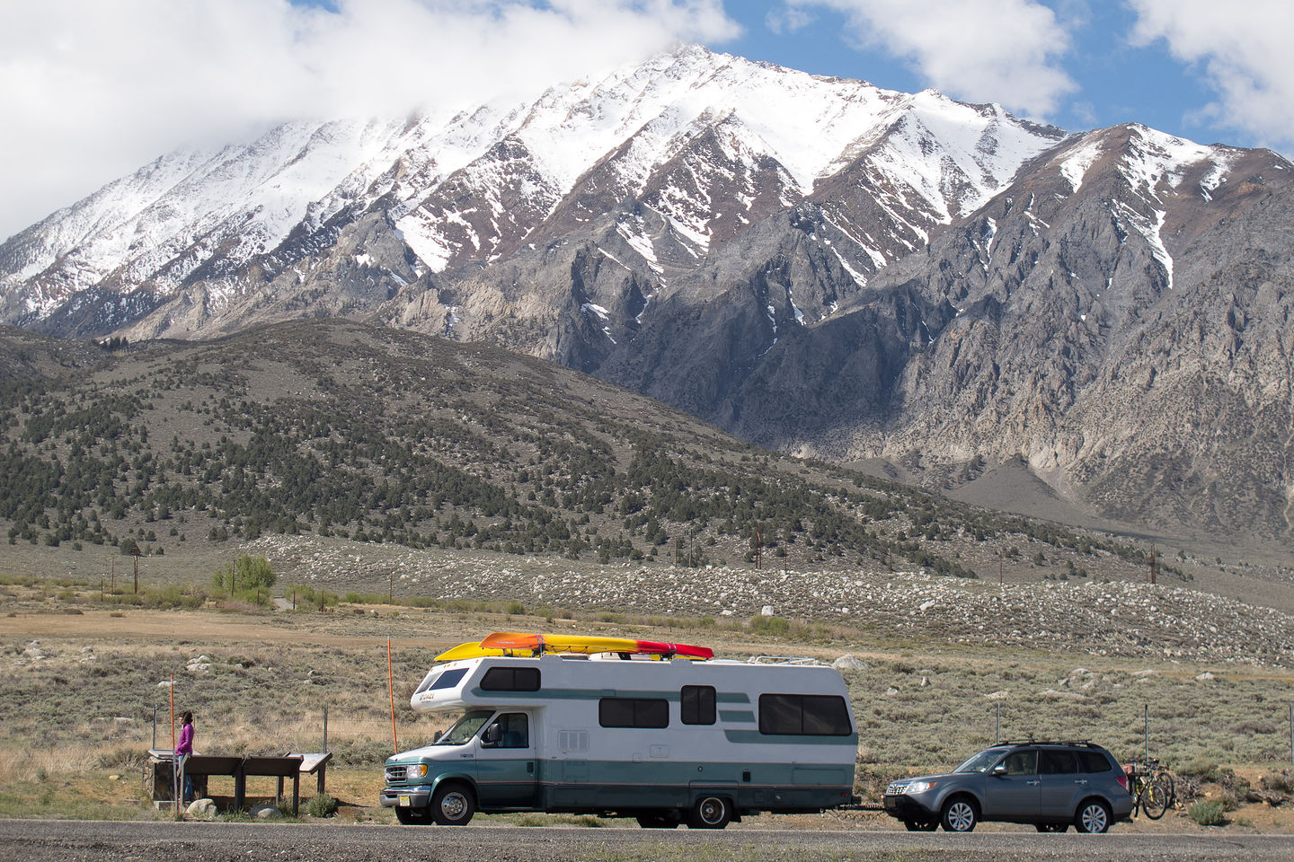 Lazy Daze at base of Sierras