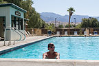 Herb Enjoying Furnace Creek Ranch Pool