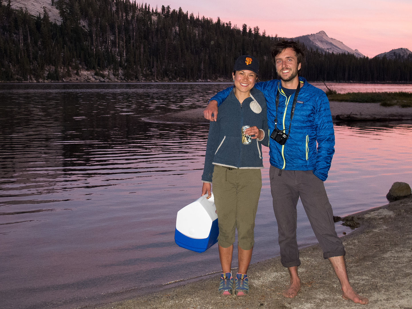 Andrew and Celeste at Tenaya Lake