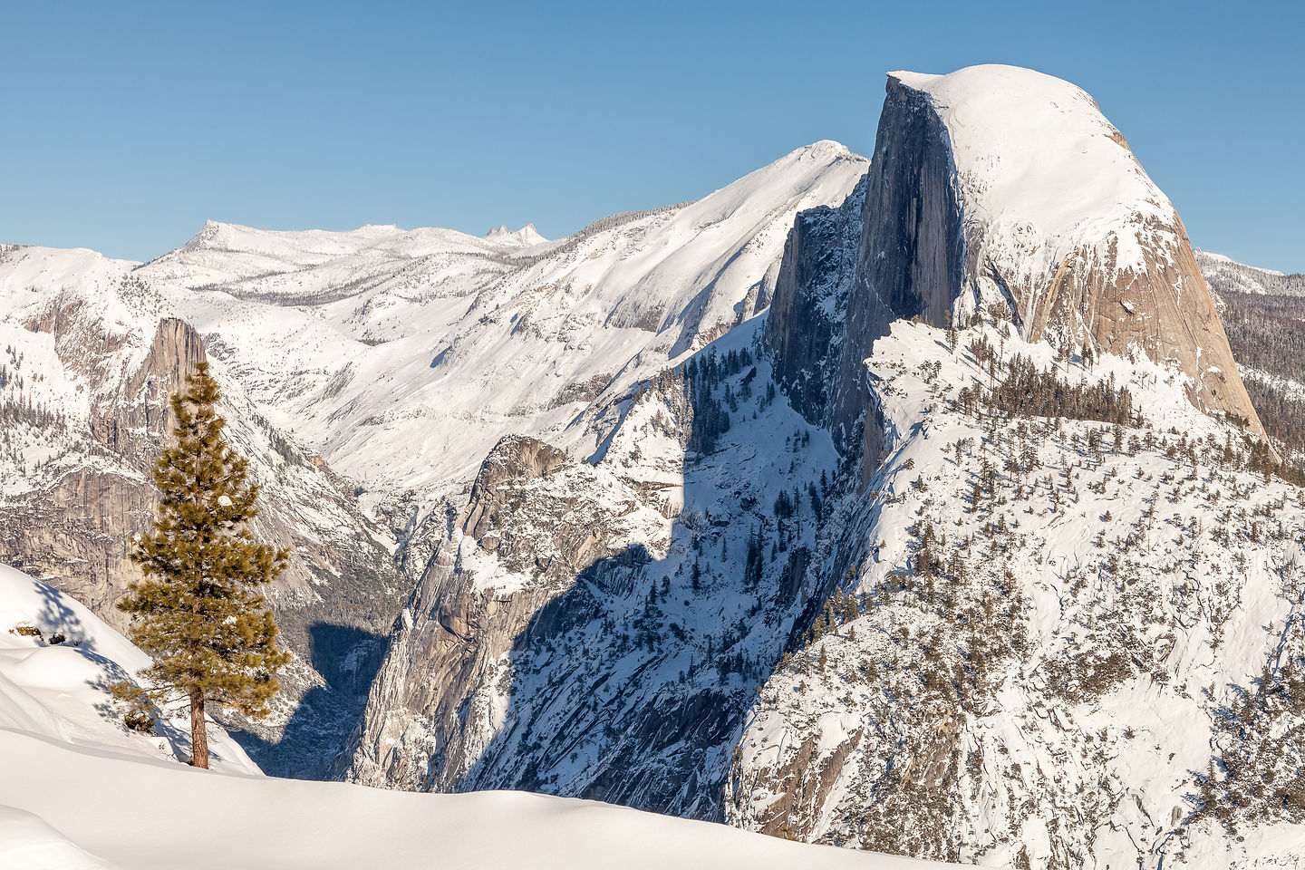 Half Dome when No One is Looking at it