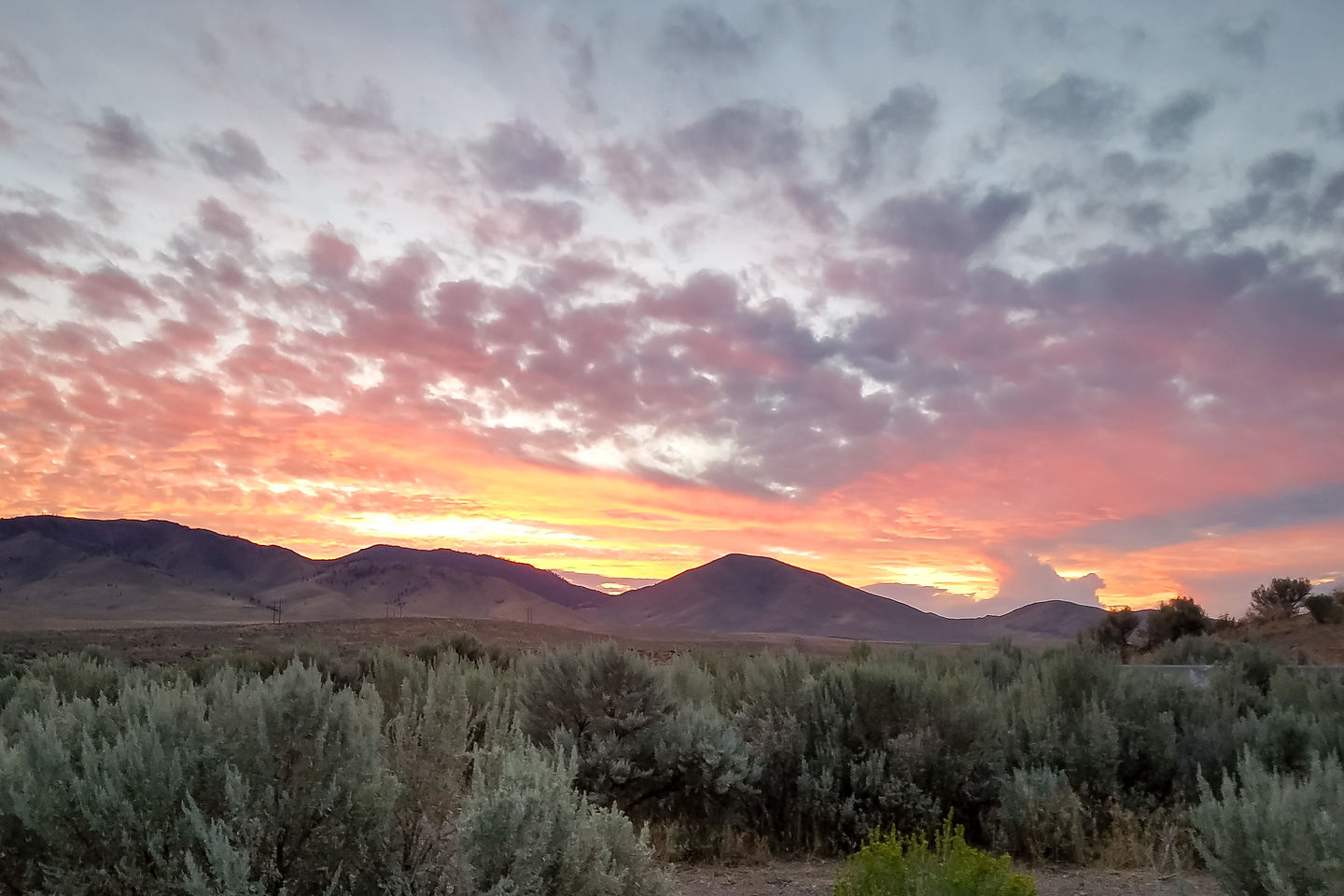 View from our Bordertown RV site