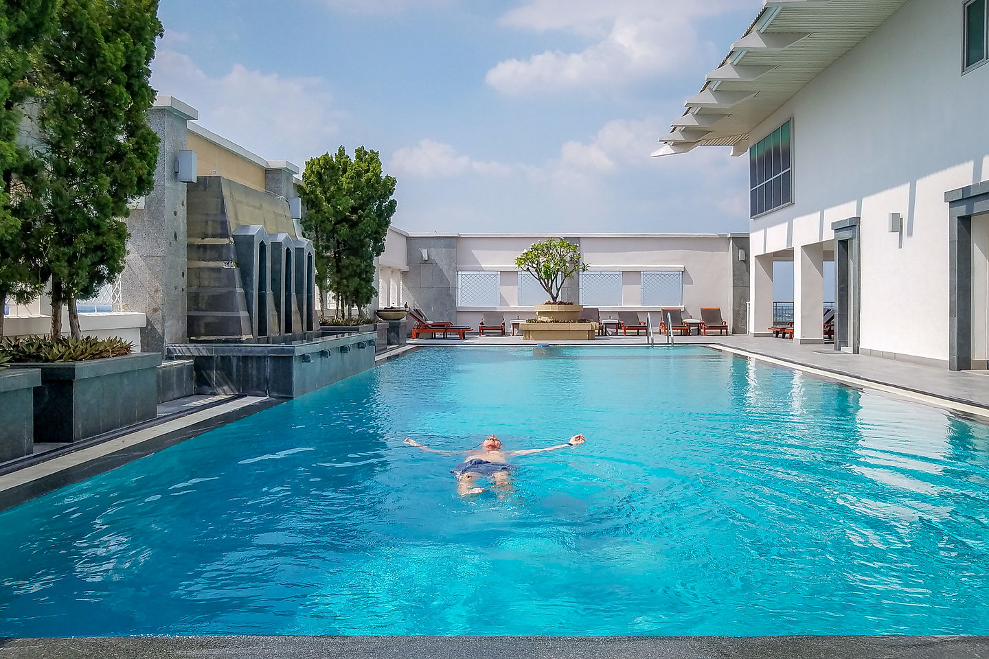 Kantary Hotel pool in Ayutthaya