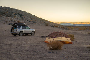 Our final campsite along the Mojave Road