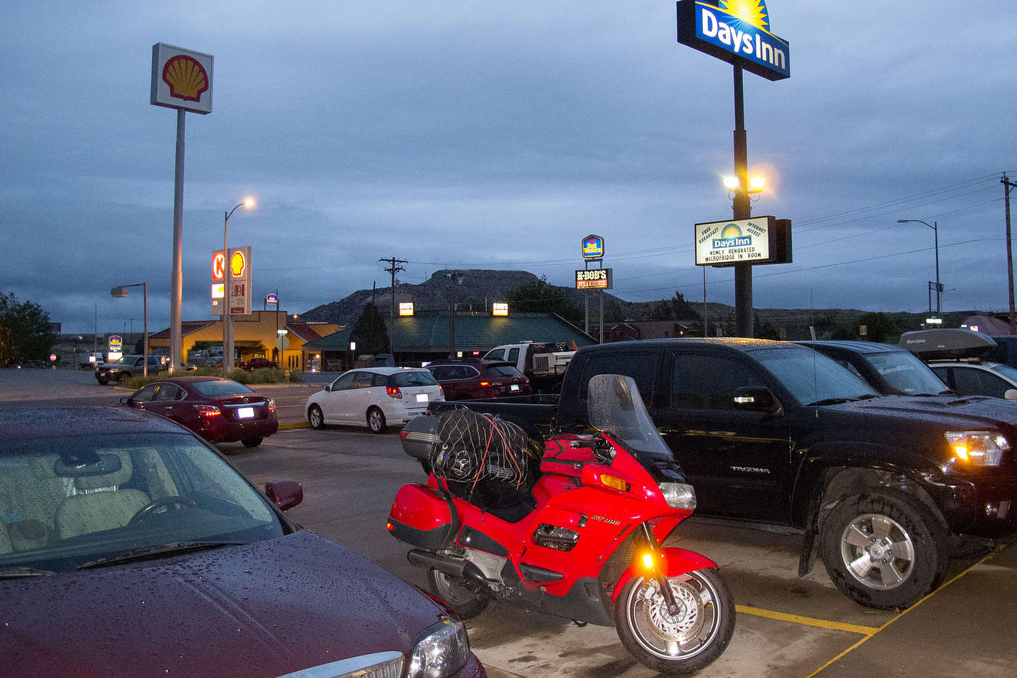 Honda ST1100 under Ominous Skies