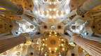 Ceiling of the Sagrada Familia