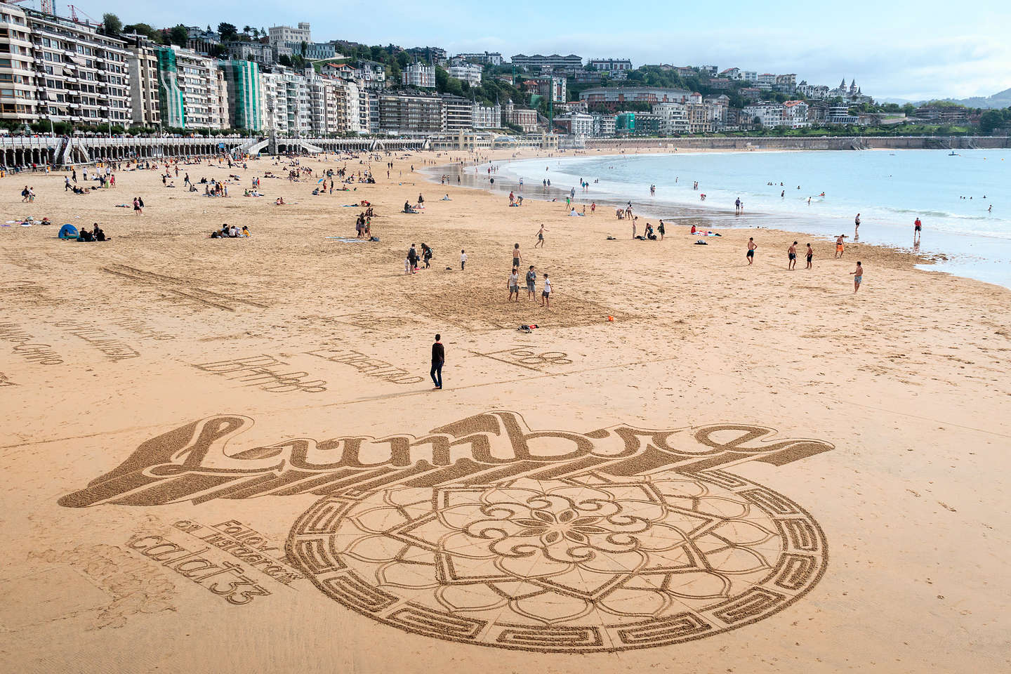 Beach graffiti