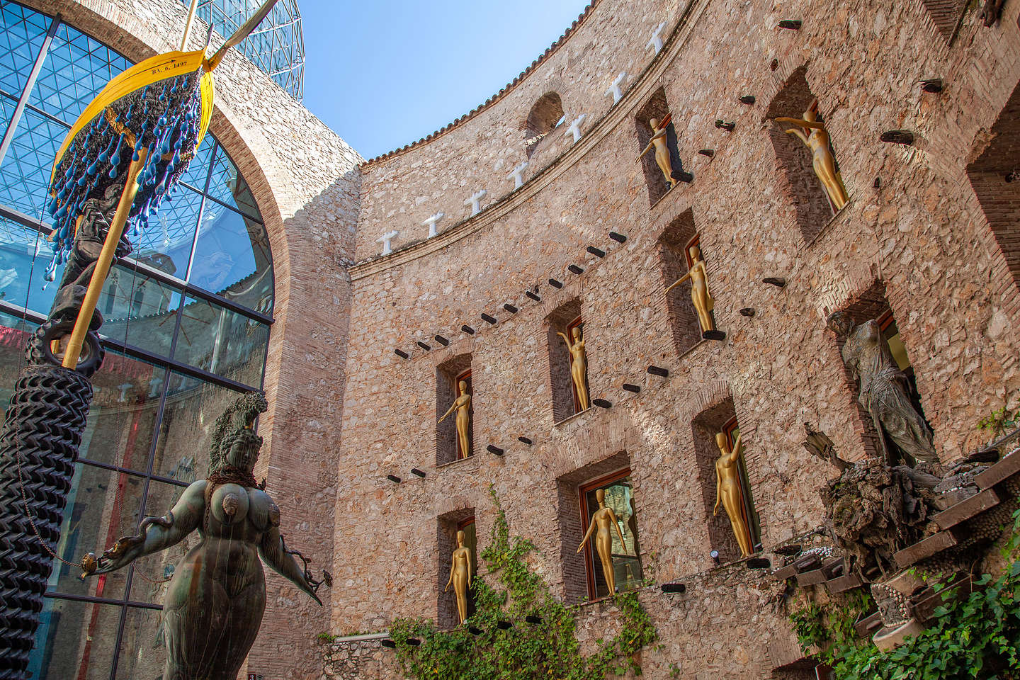 Courtyard of the Salvador Dali Theater and Museum