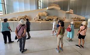 Remains of a pediment from the Parthenon
