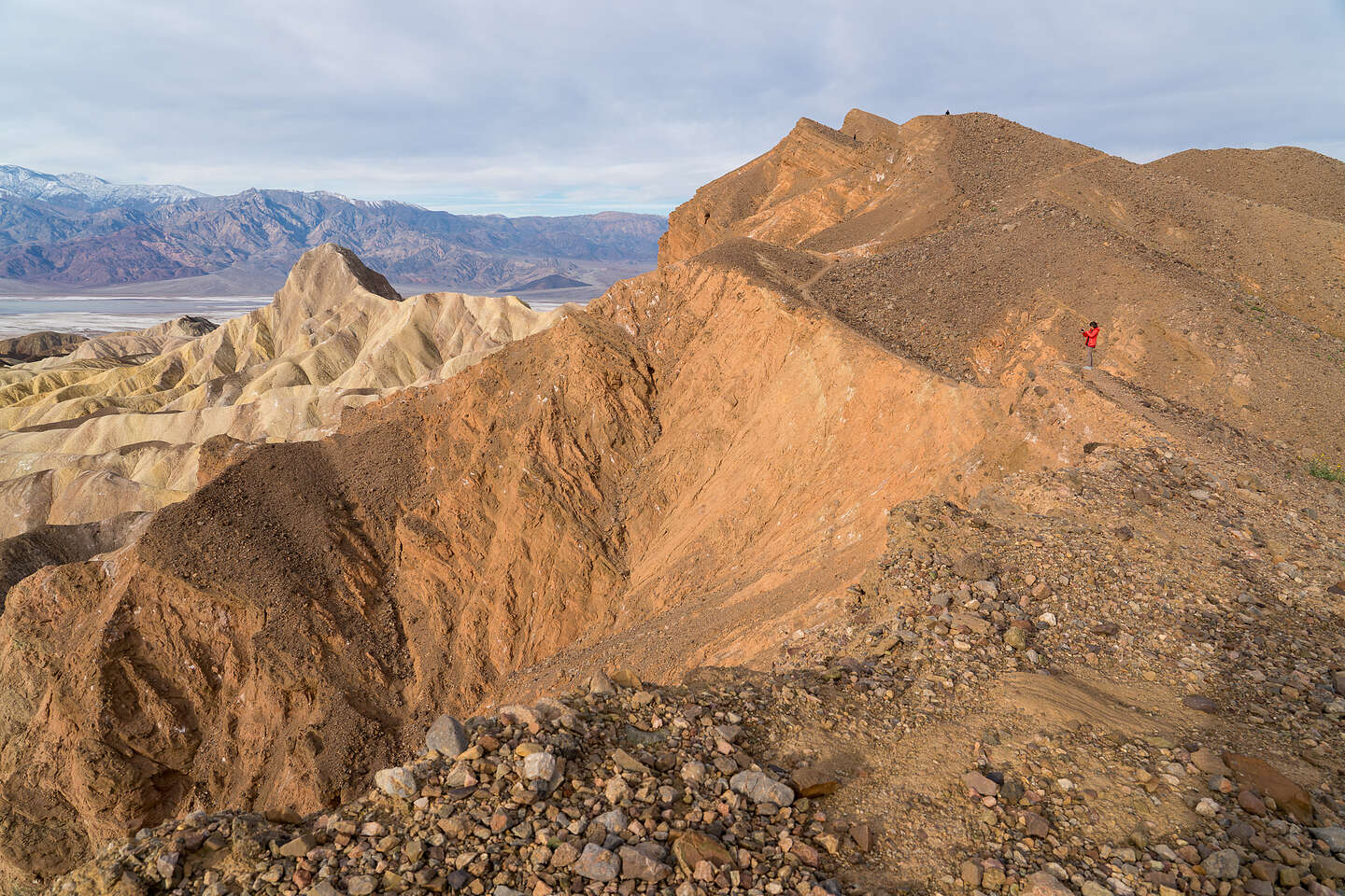 Tiny me on the Zabriskie Ridge Trail