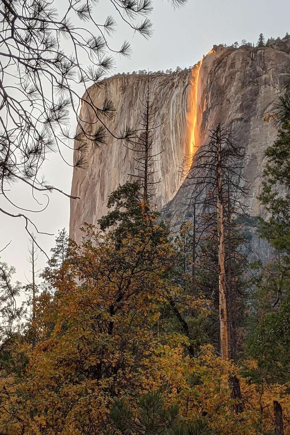 October Firefall progresses to a fiery red